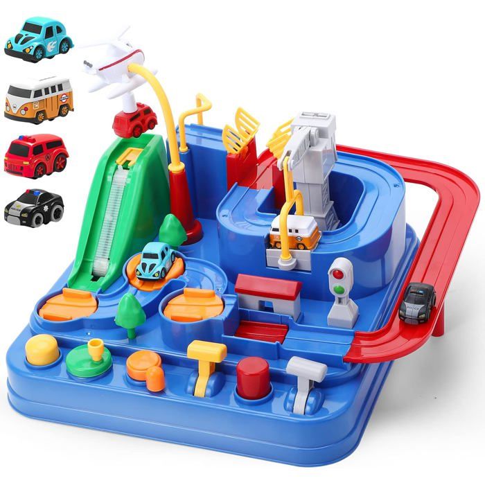 Colorier 4 Voitures Piste De Course Mécanique Et Interactive, Jeu De Reflexion Pour Enfant Rail Voiture Modele Educatif Aventure Cerveau Train Jouet Colorier 4 Voitures Piste De Course Mécanique Et Interactive, Jeu De Reflexion Pour Enfant Rail Voiture Modele Educatif Aventure Cerveau Train Jouet