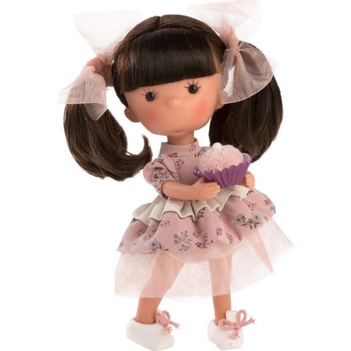Poupée - LLORENS - Miss Miniss Coletas - 26 cm - Vinyle durable - Pour enfants à partir de 3 ans