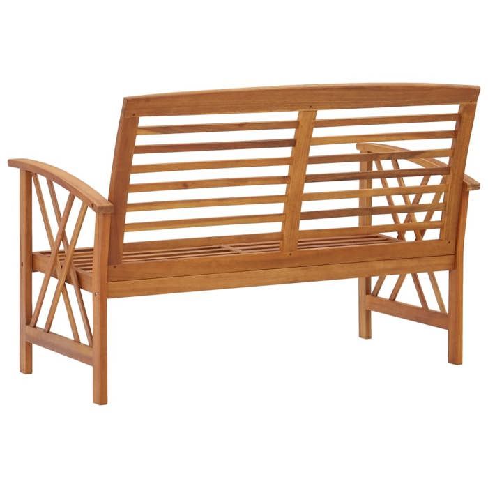 Sale 2026 Banc de jardin - BURKE - Banquette balcon - 119 cm - bois dacacia solide BB265