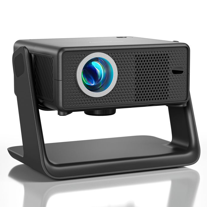KONSOEFULY  APPS Officielles/Live TV Projecteur Vid&eacute;o Courte Focale R&eacute;troprojecteur 4K WiFi6 Bluetooth Cin&eacute;ma Ext&eacute;rieur