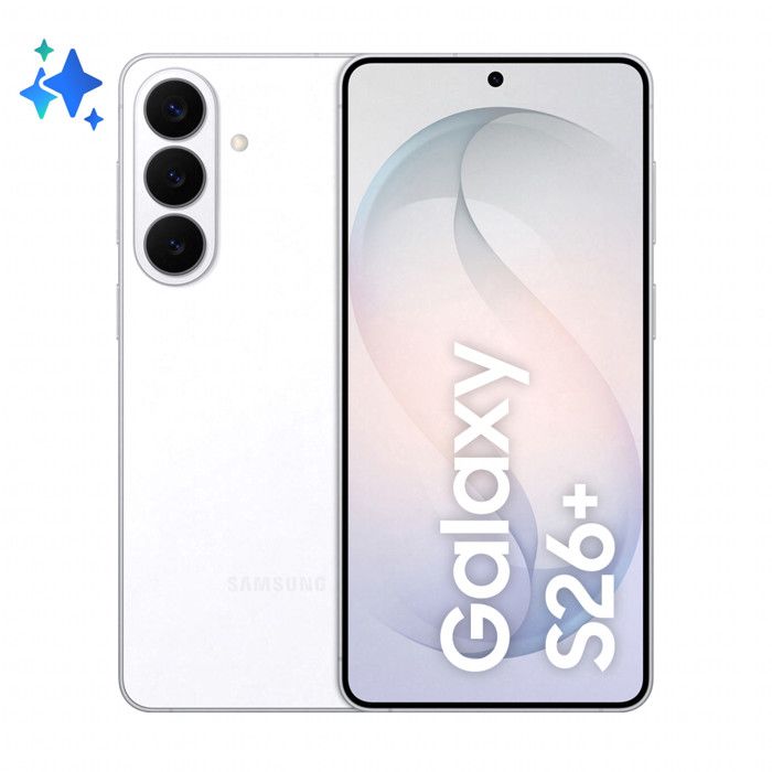 Samsung Galaxy S26+ Smartphone 5G SM-S947 256GB 12GB RAM Tripla Camera 50MP 6.7 Android 16 Bianco