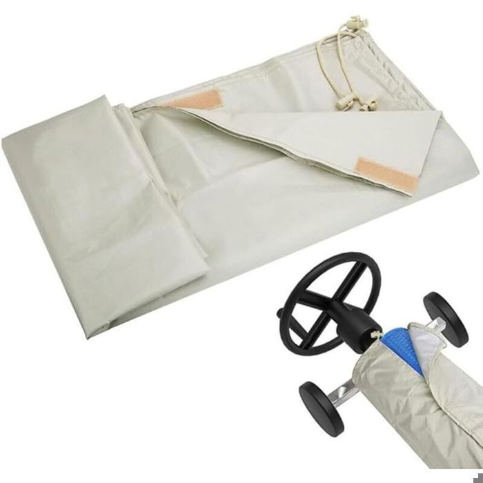 Housse de protection pour enrouleur de bâche de piscine - OKZ - 610X9 - Étanche - Tissu résistant - Usage extérieur