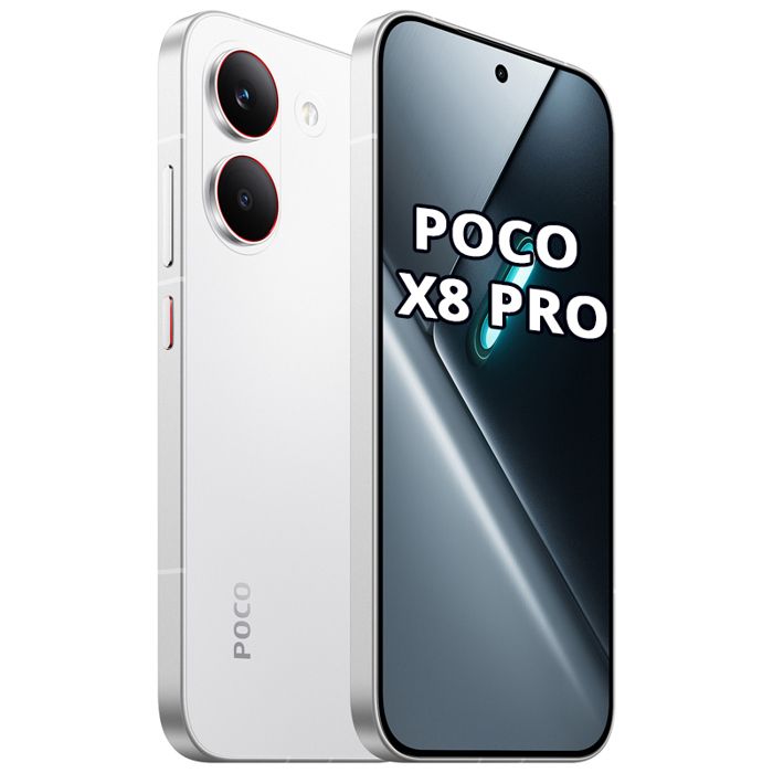 Smartphone Xiaomi POCO X8 Pro 5G 12 Go RAM / 512 Go ROM Blanc 659 AMOLED Batterie 6500 mAh Dimensity 8500-Ultra