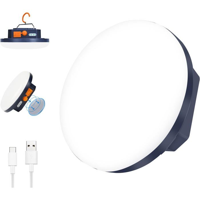 Camping Lantern 9900 mAh Power Bank 2000LM Tent Lamp Rechargeable IP65 Water Resistant LED Lamp Camping Work