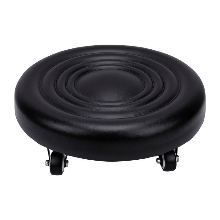 Tabouret roulant bas avec roulettes rotatif à 360 degrés