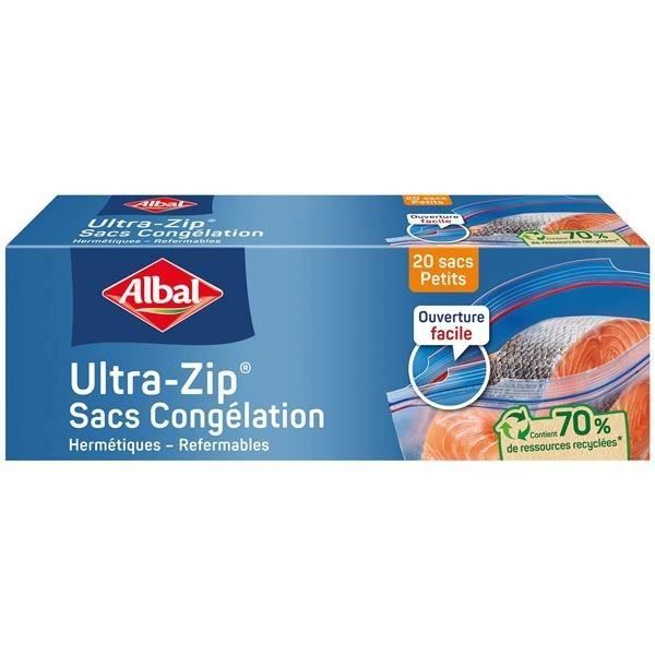 Albal sacs congélation ultra zip fermeture zip x20 - vue 2