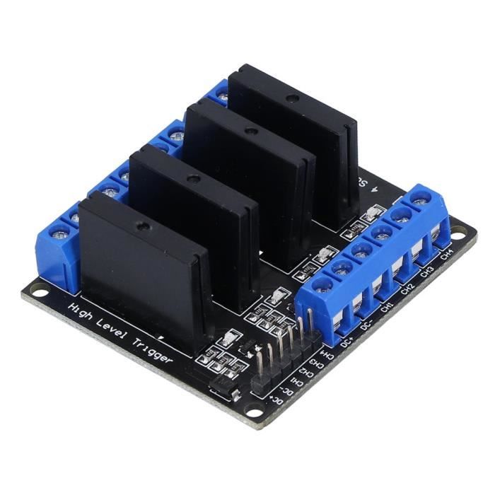 Ashata Module SSR Module de relais à semi-conducteurs Commande CC SSR à ...