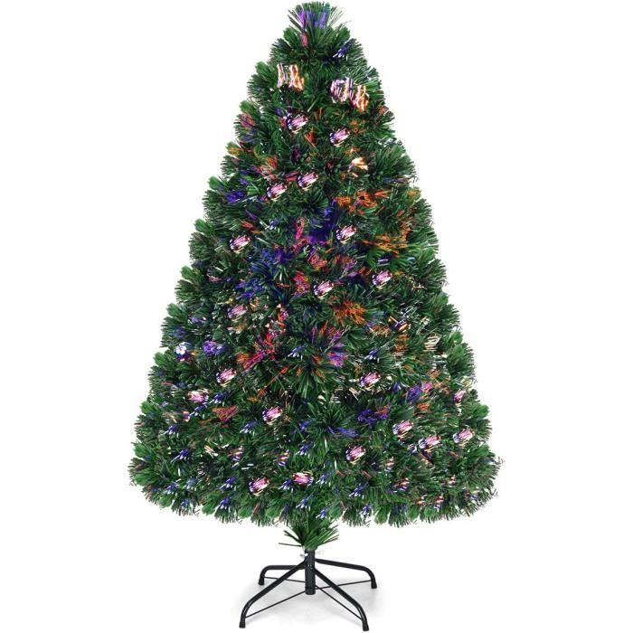 Sapin de Noël artificiel 230 cm - 550 LED - 1346 branches avec pommes de pin - Maison