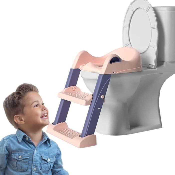 Reducteur De Toilette Avec échelle Marches Siège De Toilette Pour Bébés Anti-dérapant Robuste