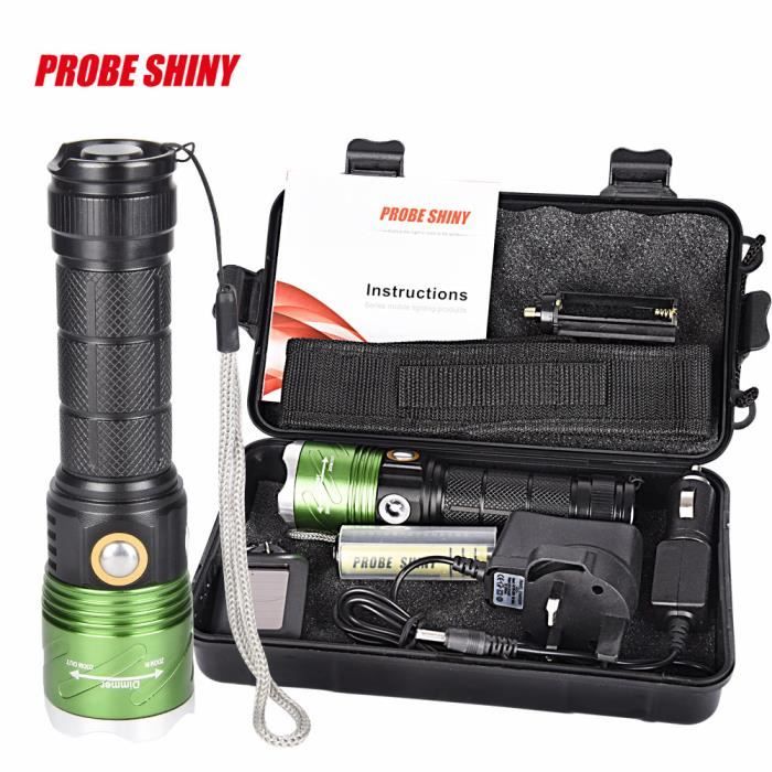 Lampe de plongée sous marine de lampe de poche led 5 x L2, torche imperméable, éclairage avec