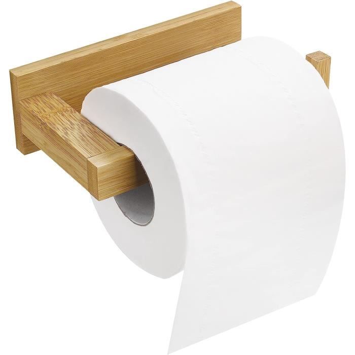 Porte-papier Toilette En Bois Sans Perçage QIANCSJ - Style Bohème Avec Corde