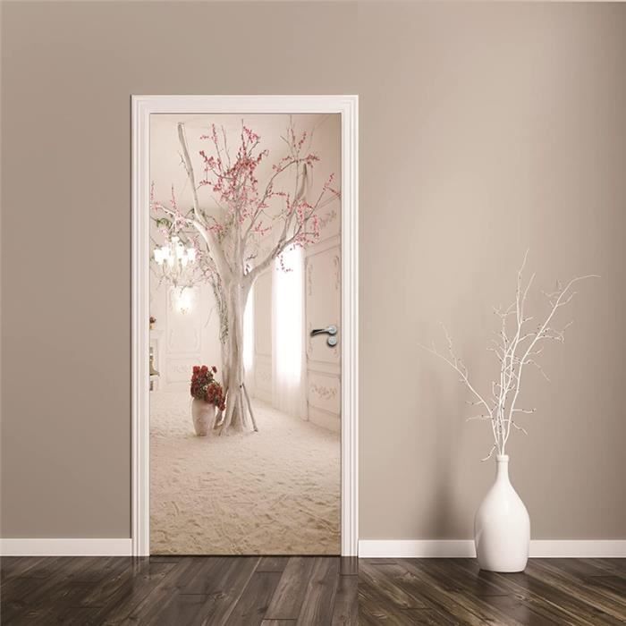 MYIESAXL Sticker De Porte Pomme Verte Peinture Murale De Porte