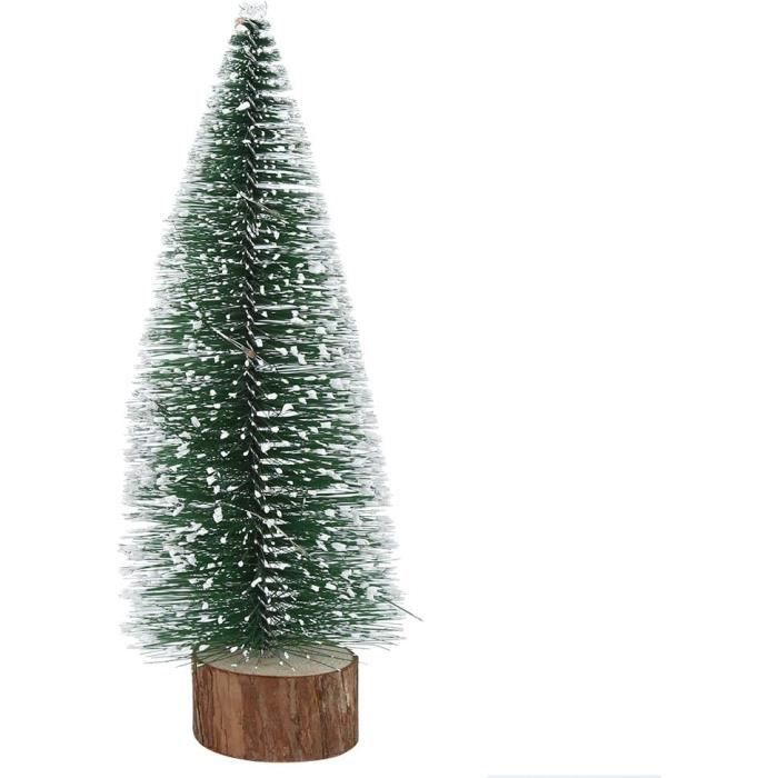 Mini Sapin De Noël Artificiel, Petits Arbres De Village De Noël De