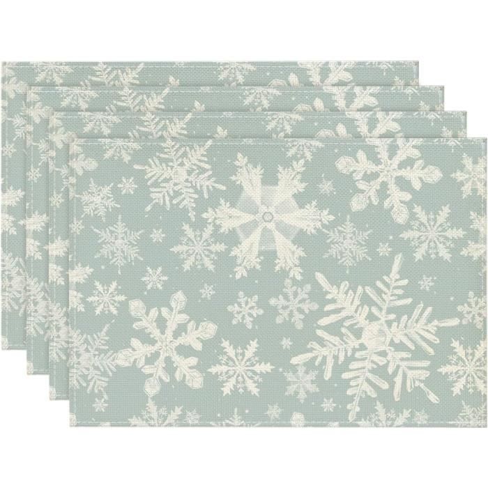 Beistle Lot De 16 Serviettes De Table Avec Flocon De Neige Bleu/blanc