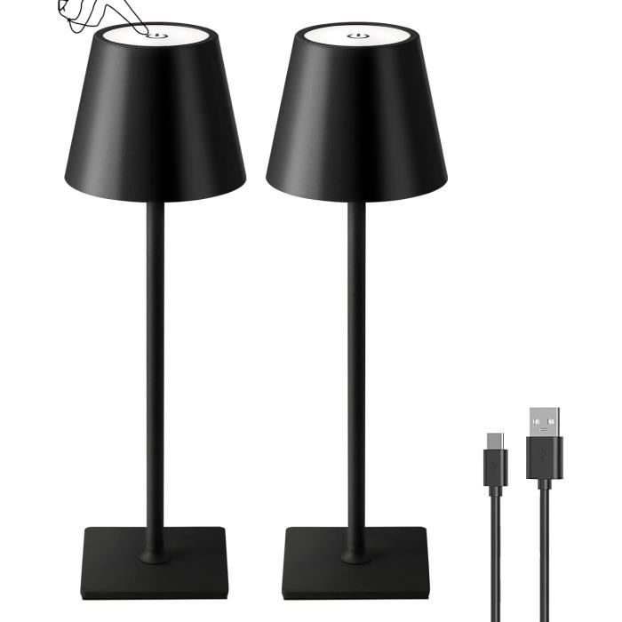 Lampe De Table Led Sans Fil Rechargeable Usb, 5000Mah Lampe De