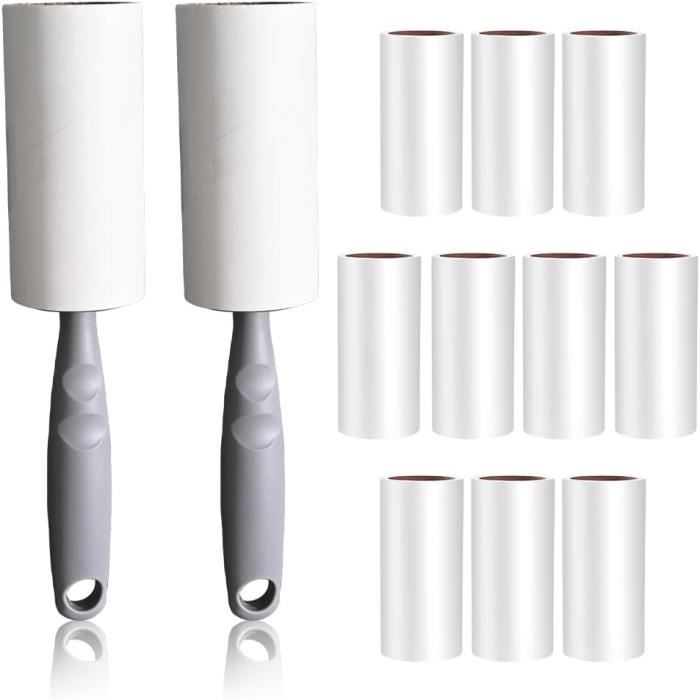 12 Rouleaux Rouleau Poils Animaux 720 Feuilles Rouleau Adhesif