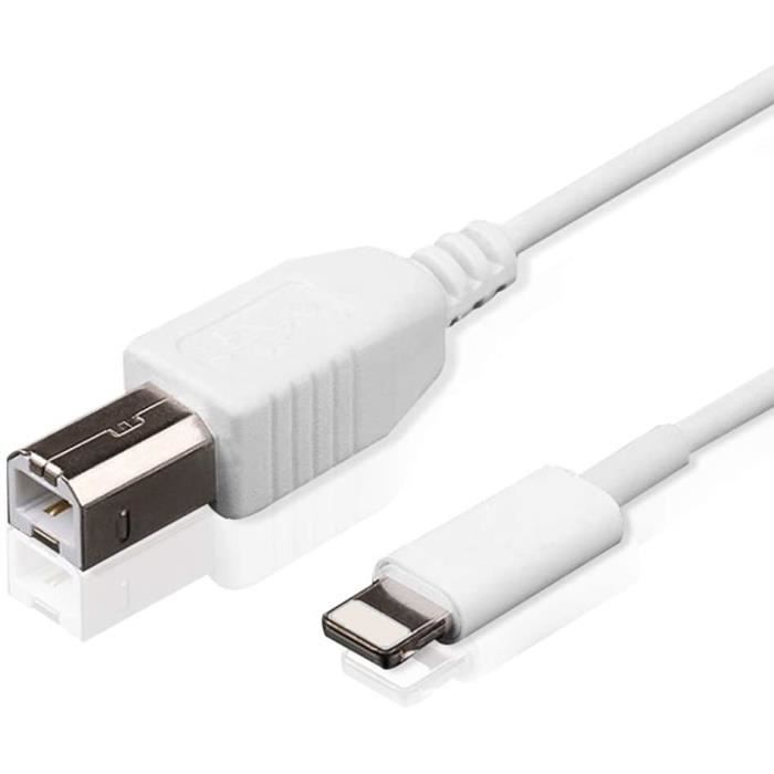 Câble Lightning to MIDI Instrument Type B, Interface audio de convertisseur USB 2.0, Compatible