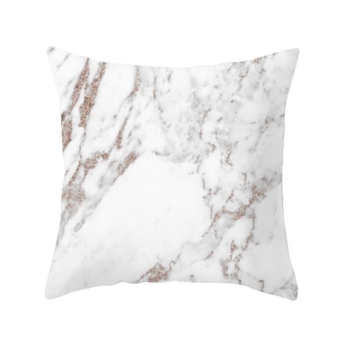 Taie d'oreiller Housse de coussin géométrique marbre Texture Plaid Taille canapé Home Decor