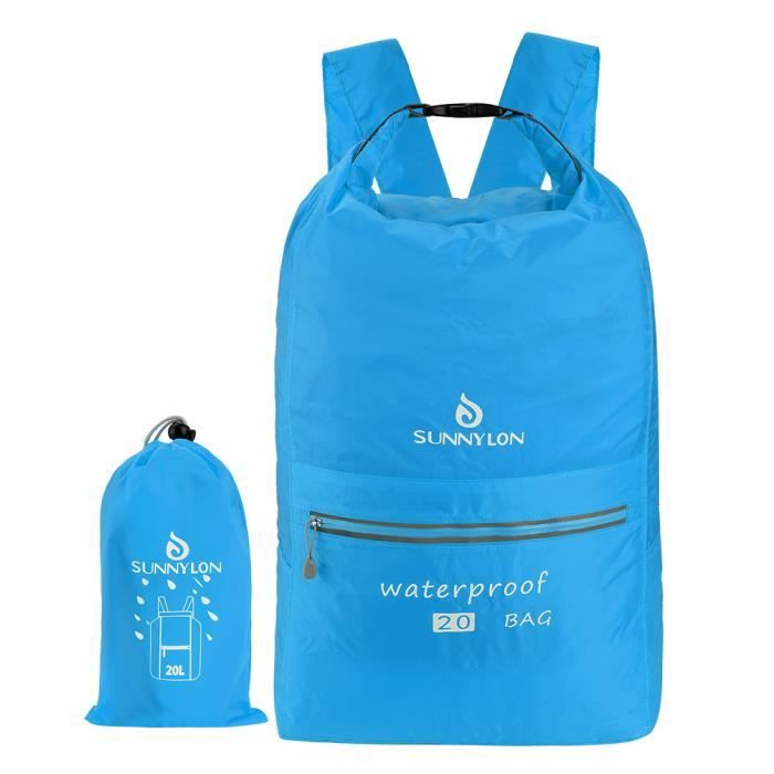 Sac A Dos Etanche 20l Pour Le Kayak Le Rafting Et La Navigation De Plaisance Avec Un Etui A Telephone Etanche Bleu Achat Vente Sac A Dos 2009031210080 Cdiscount