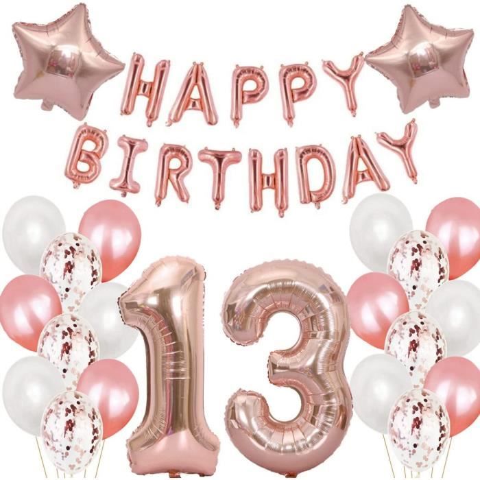 Decoration Anniversaire 13 Ans Cdiscount