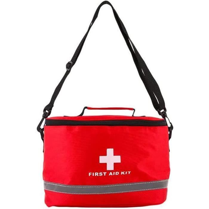 Kit 2 Trousses De Premiers Soins – Portable étanche – Bleu Et Rose – Format Compact 14x11 Cm