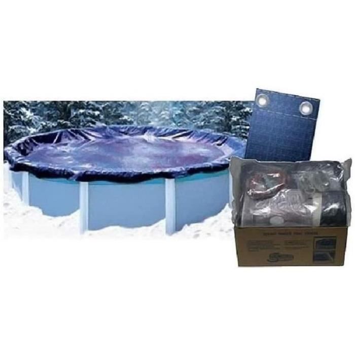 Coussin D'hiver Pour Piscine Hors Sol - 2 Coussins 4x4 Pieds Avec Cordes, Protection Contre Le Gel - 6
