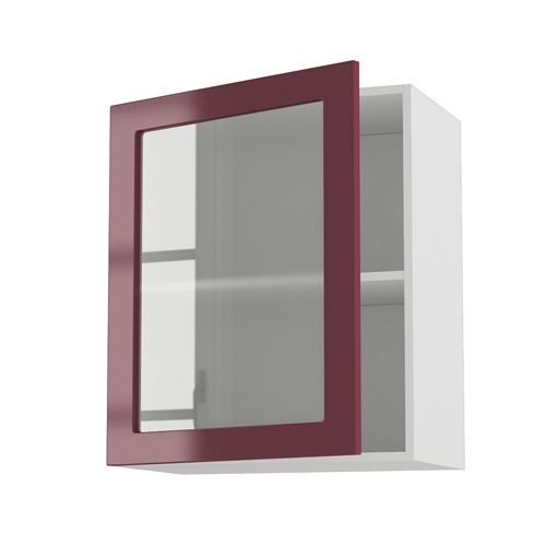 Meuble Cuisine Mural 60cm 1 Porte Vitree 60 70 Achat Vente