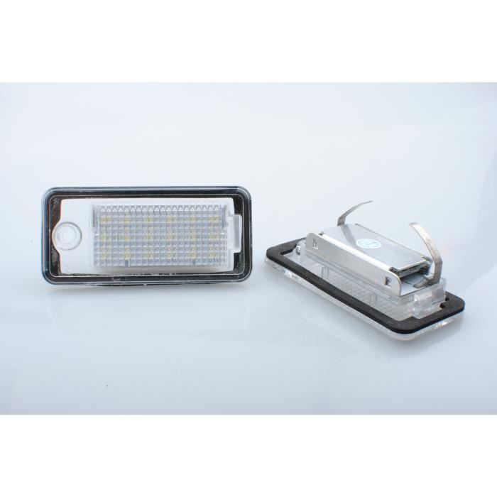 ECLAIRAGE PLAQUE LED A3 8P 3 PORTES SPORTBACK AUDI A4 8E B6 B7 & CABRIOLET BLANC ECLAIRAGE PLAQUE LED A3 8P 3 PORTES SPORTBACK AUDI A4 8E B6 B7 & CABRIOLET BLANC