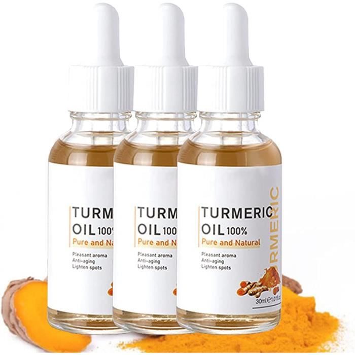 3pcs SpotOff Turmeric Oil, Turmeric Dark Spot Corrector Serum