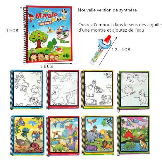 Peinture Aimantée Danger Peinture A L Eau Magique Pour Enfants Graffiti Repete Livre De