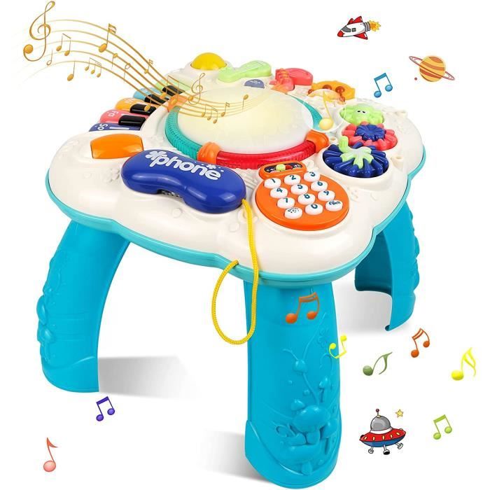 Table d'apprentissage musicale pour bébé - Jouet d'apprentissage