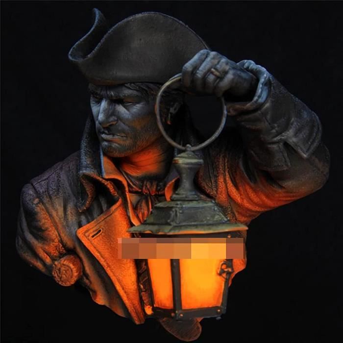 Figurine 1/10 Guerrière Ancienne Femme Avec Chapeau – Kit Résine Non Peint à Assembler GK