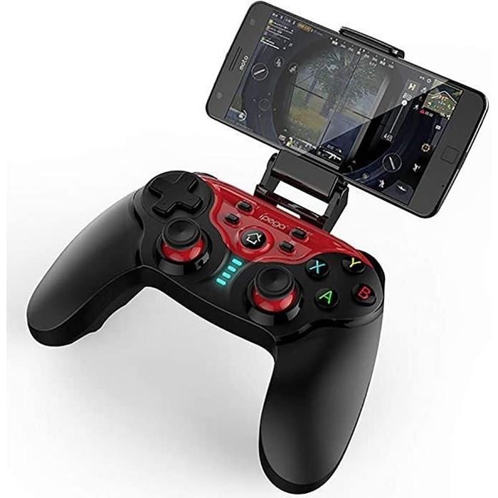 Manette sans Fil Bluetooth avec Support pour téléphone Portable Connexion WiFi Compatible avec PS3 Android iOS Win PC portée