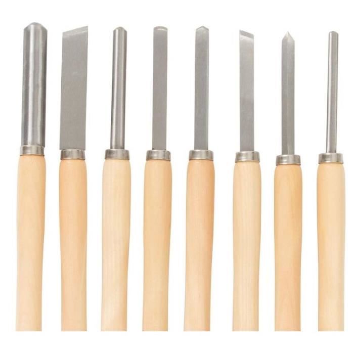Plaquettes Indexables Carbure - 12 Pièces - Pour Tour à Bois - Lames Diamant, Carrées, Rondes