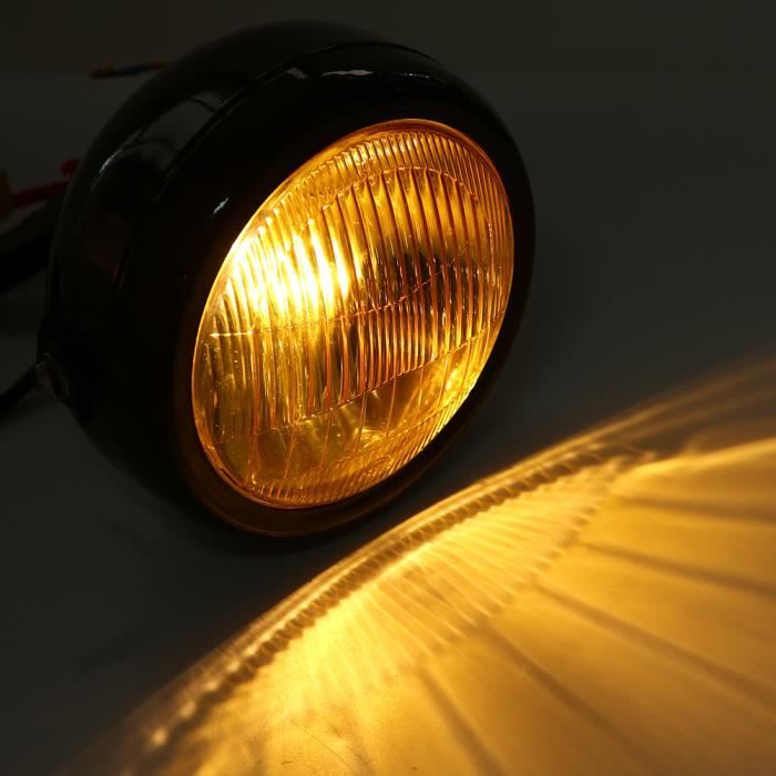 Phare ECIE 12V 55W H3 Avec Abat-jour - Référence S33100251, Diamètre 64,5mm, Neuf