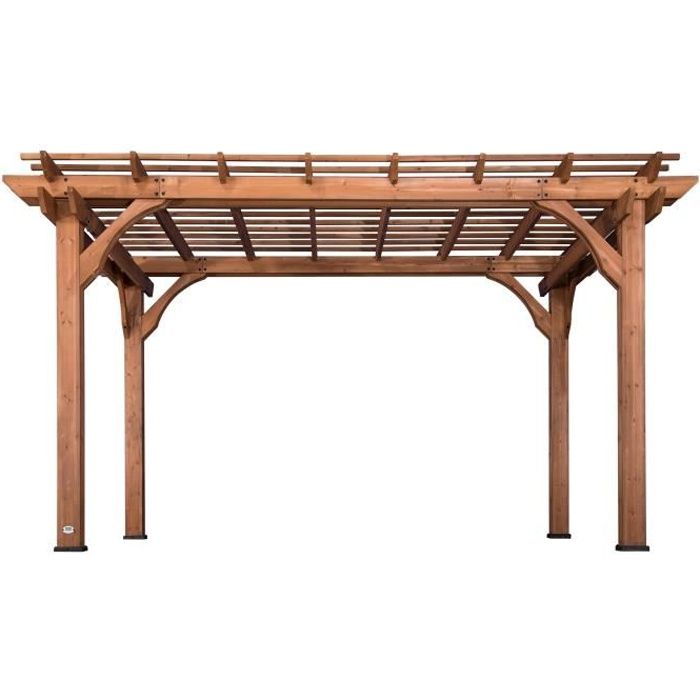 Pergola Bois BACKYARD DISCOVERY Pergola Terrasse 305x472cm Bois