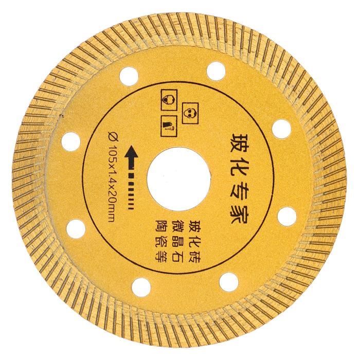 Lames Diamant 4,5 Pouces Pour Meuleuse - 5 Pièces, Coupe Marbre, Carrelage