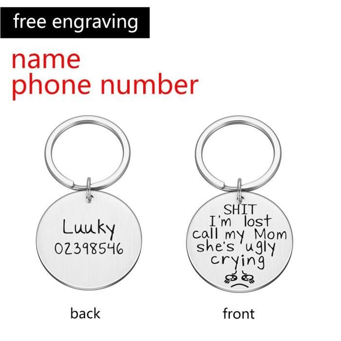 Personalized Dog Tag Call My Mom Anti lost Pet ID Tag Dog Cat Collar personalized-dog-tag-call-my-mom-anti-lost-pet-id-tag-dog-cat-collar