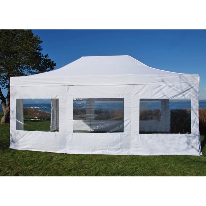 Tente Pliante Chapiteau Pliable Tonnelle Pliante Barnum Pliant Flextents Pro 4x6m Blanc Avec 8 Cotes Dancover Tentes Pliantes Achat Vente Tonnelle Barnum Tentes Pliantes Tente Pliante Cdiscount