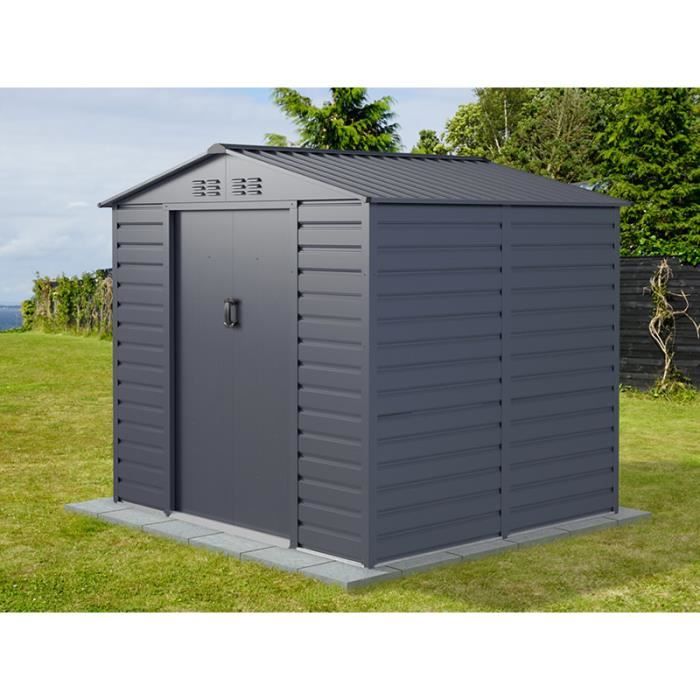 Abri De Jardin 2 13x1 91x1 90m Proshed Anthracite Dancover Abris