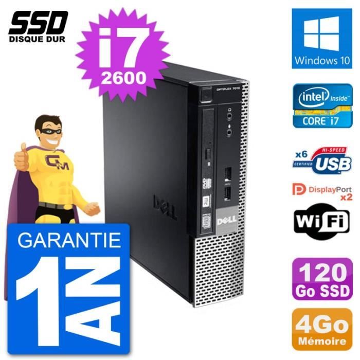 Ultra Mini PC Dell Optiplex 7010 USFF i7-2600