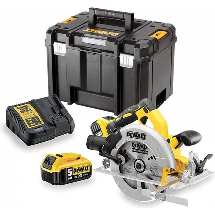 Scie circulaire DEWALT DCS570P2 XR 18V 2x5Ah Li Ion Brushless - vue 2