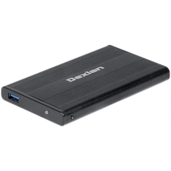 Boîtier Externe - DEXLAN - SATA 2 - USB 3.0 - 2.5 pouces - Noir