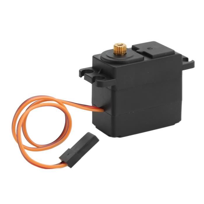 Dilwe RC Motor Gear, Steel Metal Motor Pinion Gear 17T 0.8 Module For HIMOTO E10MTL/E10MT/E10BP 1/10 RC Car Part(Black