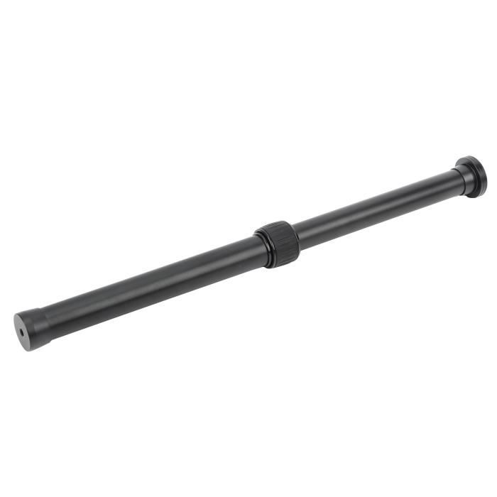 Tube Extension Trépied PUSOKEI - 2 Sections Réglables 25-41cm - Vis 1/4 Et 3/8 - Alliage Aluminium