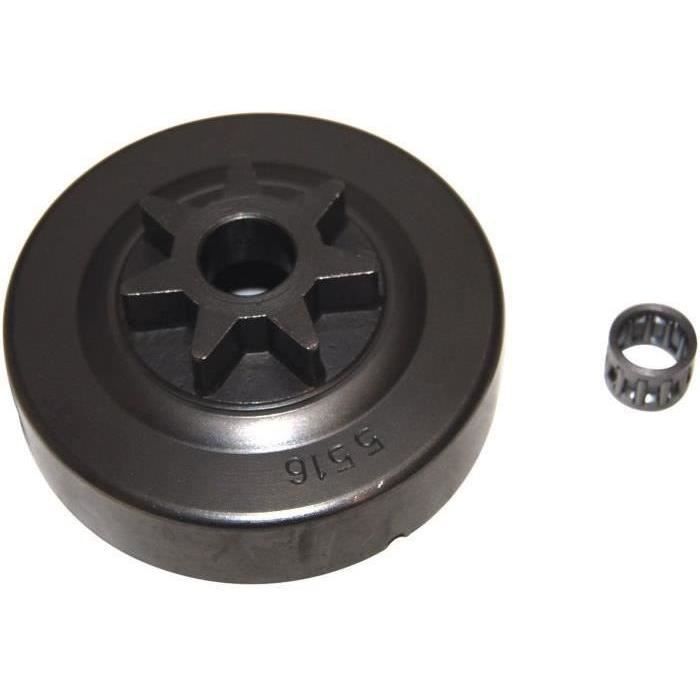 Pignon étoile 3/8 - 7 dents adaptable pour tronçonneuse STIHL modèles 024, 026, M240, MS260, MS261, 