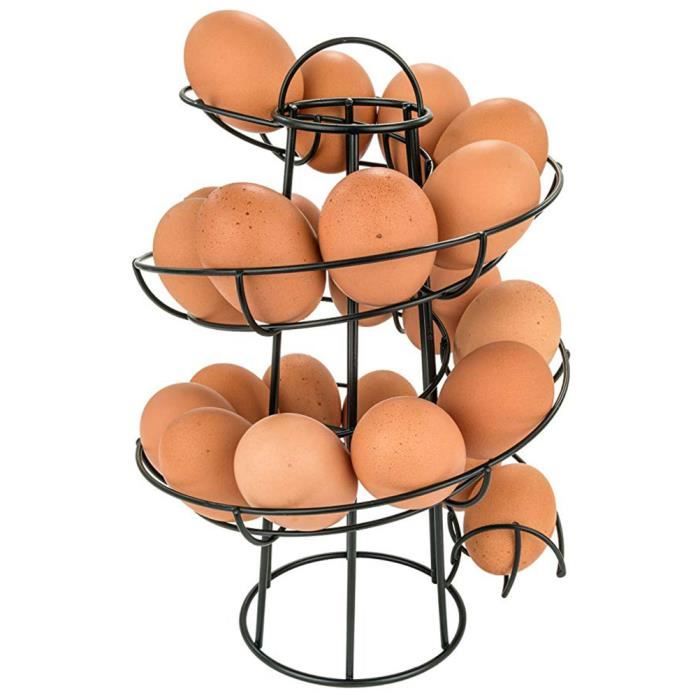 MagiDeal Porte-Œufs En Céramique 6 Grilles - Organisateur Distributeur Œufs Cuisine Antidérapant