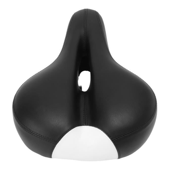 TentHome Selle Vélo Vintage En Cuir PU Creux – Respirant Et Confortable Pour VTT, Ville Et Route – Marron