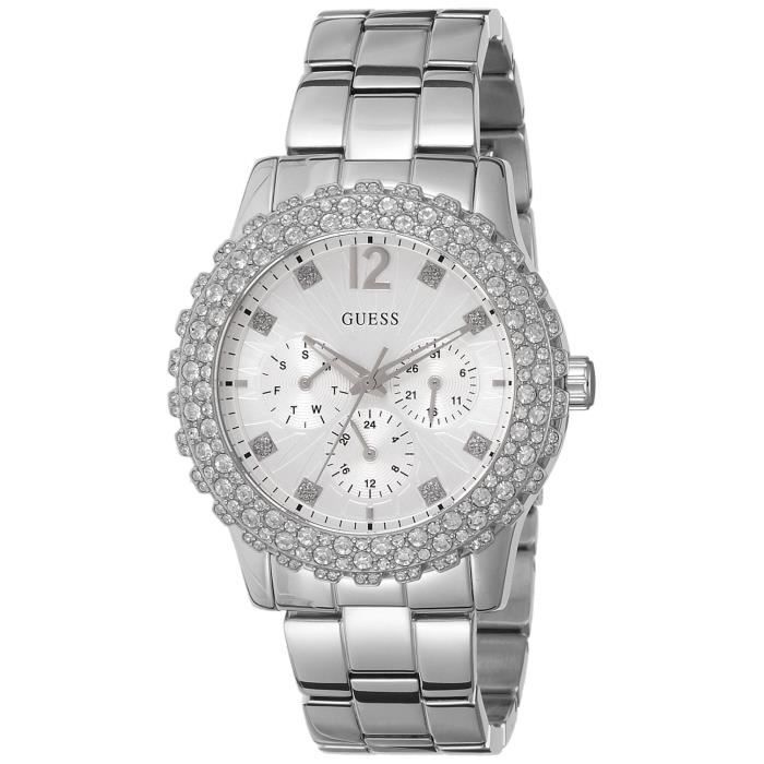 Montre guess top argent femme