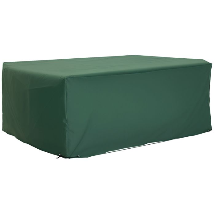 Housse de protection - Outsunny - étanche salon de jardin bâche rectangulaire - oxford 600D - 210x140x80cm - vert
